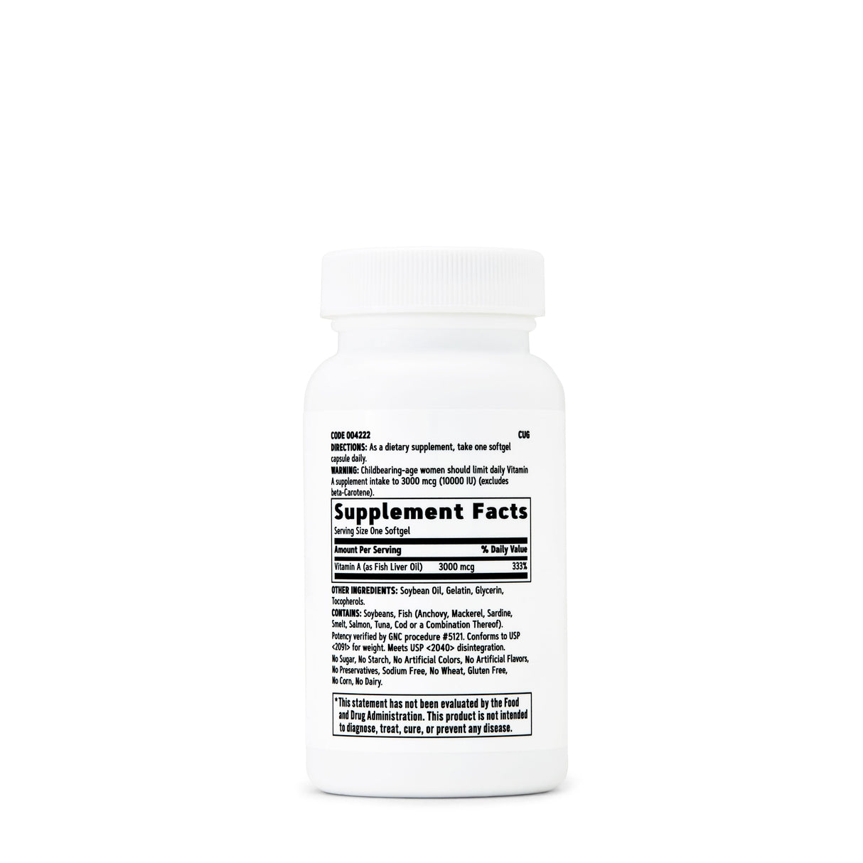 GNC Vitamin A 3000MCG - welzo