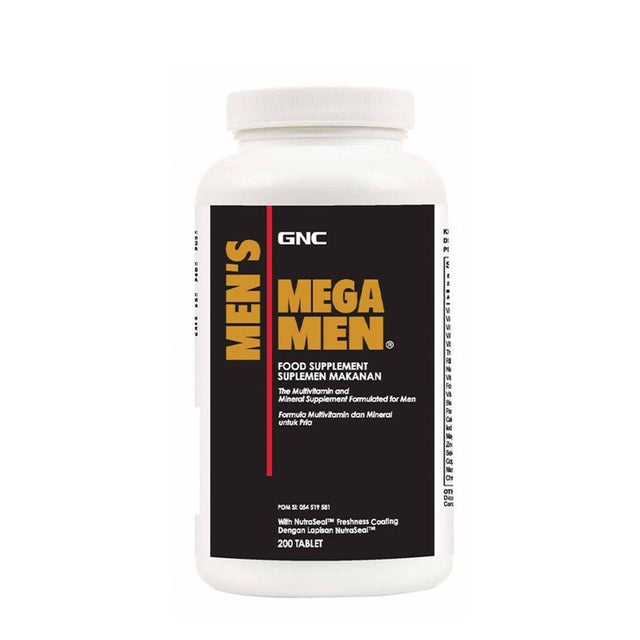 GNC Men's Mega Men TR - 200 TABLETS - welzo