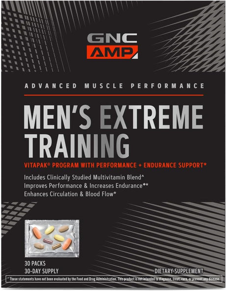 GNC AMP Men's Extreme Training Vitapak - welzo