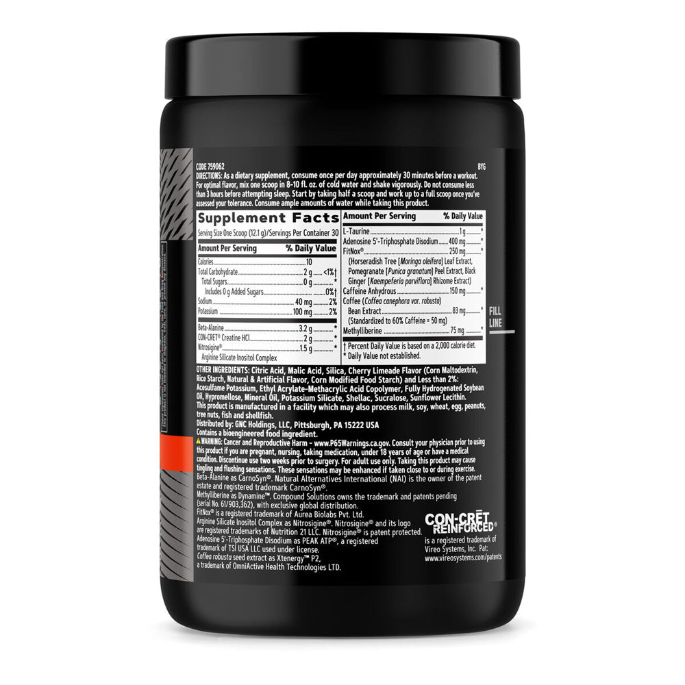 GNC AMP TRI-PHASE CHERRY LIMEADE