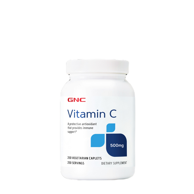 GNC Vitamin C 500 MG WITH ROSE HIPS - welzo