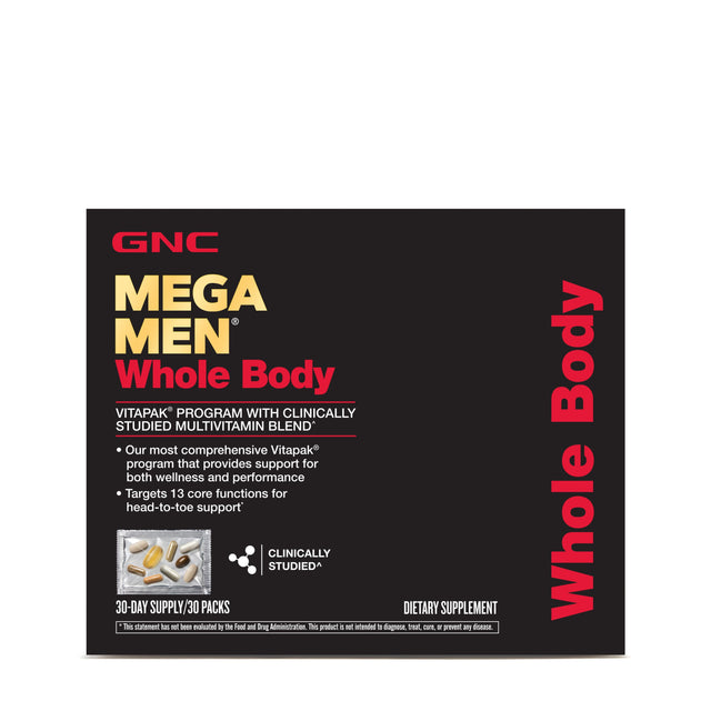 GNC MEGA MEN WHOLE BODY Vitapak - welzo