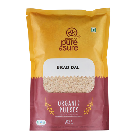 Sure & Pure Organic Urad Dal, 500 Gm - Pure & Sure