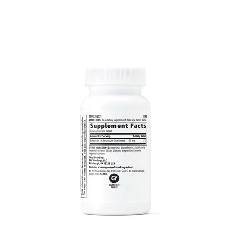 GNC Potassium Gluconate 99mg - welzo