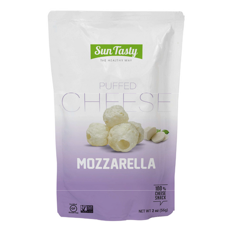 Tasty Sun Puffed Cheese, Mozzarella, 56 Gm - Sun Tasty