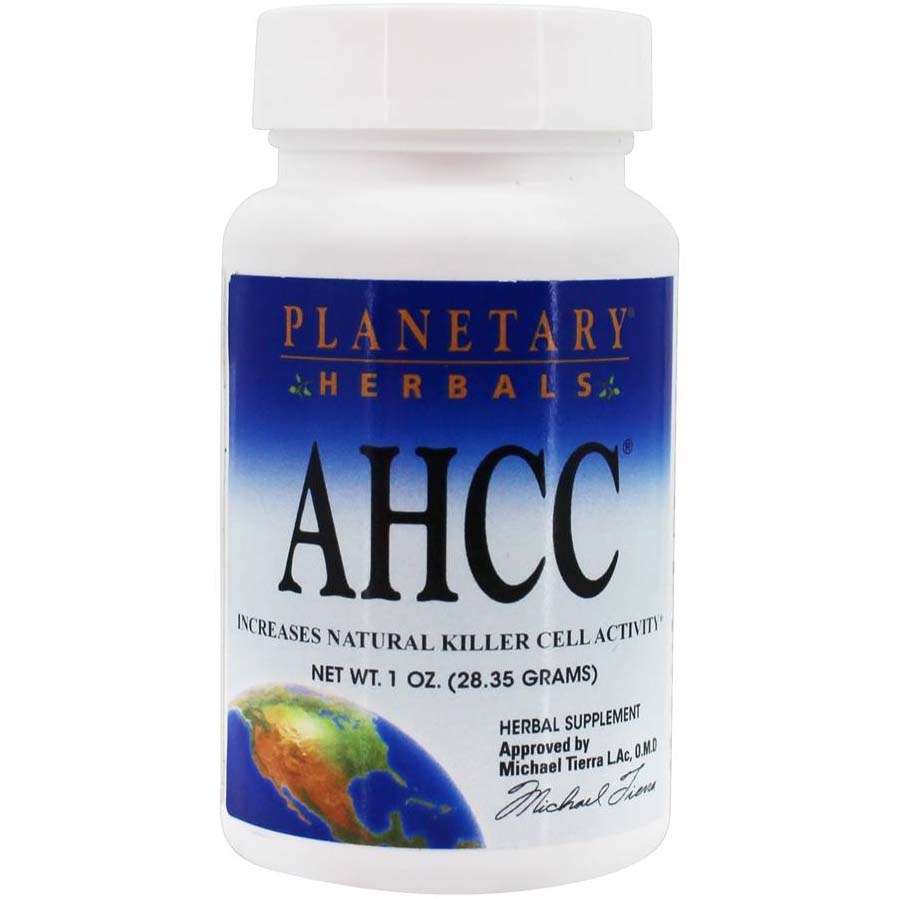 Planetary Herbals AHCC, 500 mg, 1 oz - Planetary Herbals