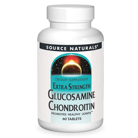 Extra Strength Glucosamine Chondroitin, Source Naturals, 120 Tablets - Source Naturals