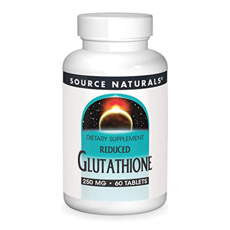 Source Naturals Reduced Glutathione, 250 mg, 60 Tablets - Source Naturals