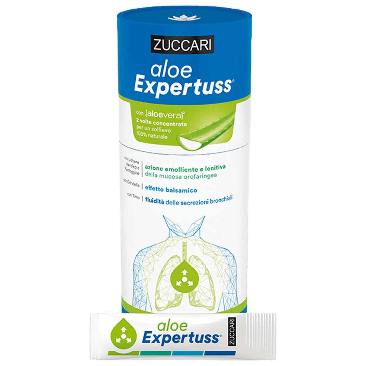 Zuccari Aloe Expertus Adults, 12 Sticks - Zuccari