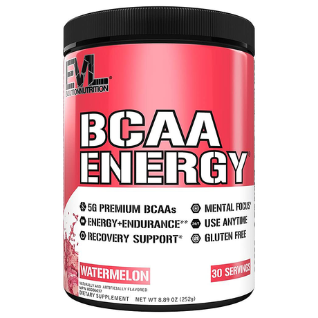 Evlution Nutrition BCAA Energy, Watermelon, 30 - Evlution Nutrition