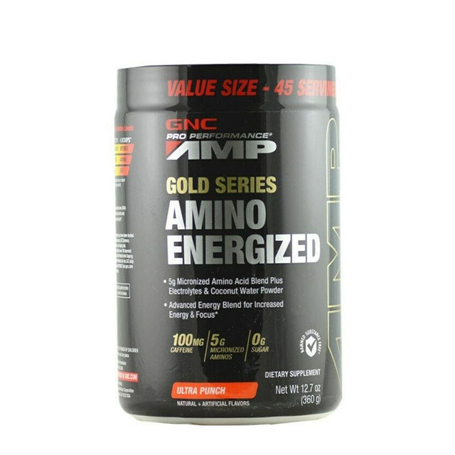 GNC AMP GOLD AMINO ENERGIZED PNCH