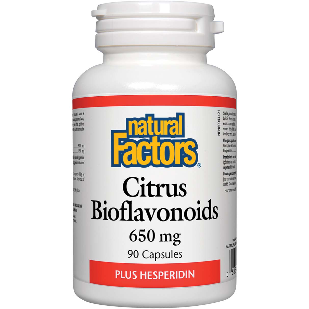 Citrus Bioflavonoids 650 mg 90 Capsules - Natural Factors - Natural Factors