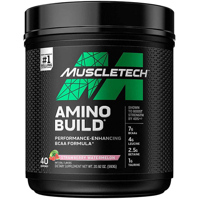 Muscletech Amino Build, Strawberry Watermelon, 40 Servings - Muscletech