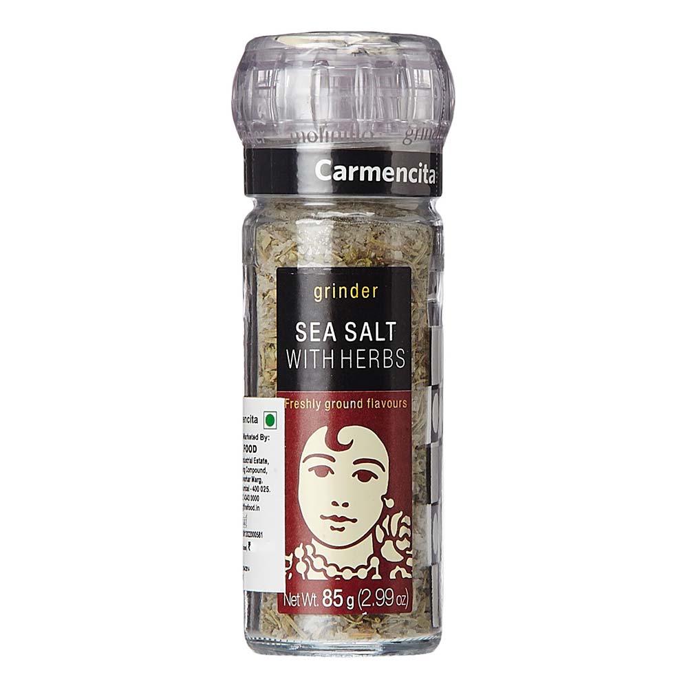 Carmencita Sea Salt and Herbs Grinder, 85 Gm - Carmencita