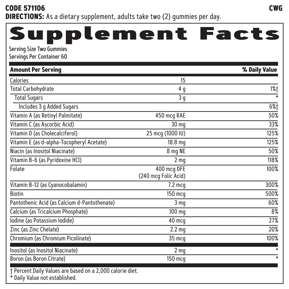 GNC WOMEN'S MULTIVITAMIN GUMMY - welzo