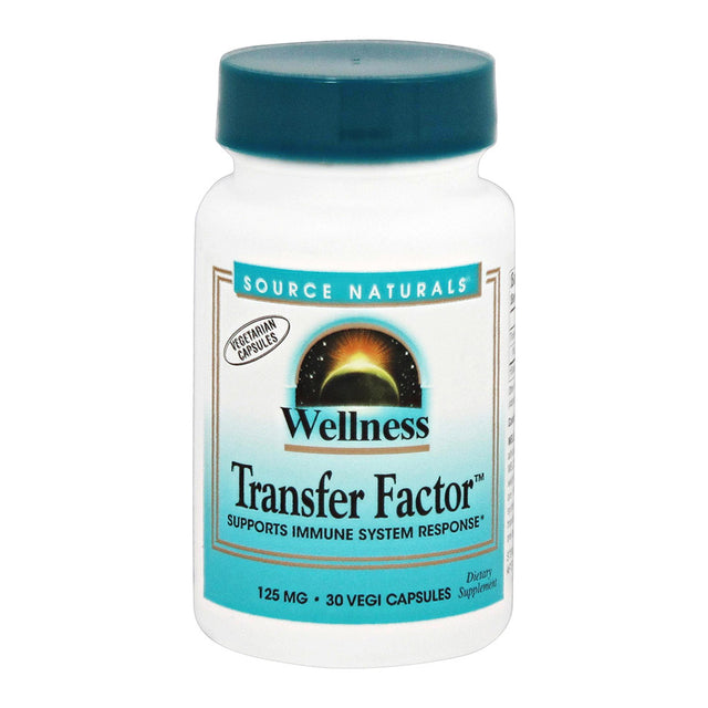 Source Naturals Transfer Factor Wellness, 125 mg, 30 Veggie Capsules - Source Naturals