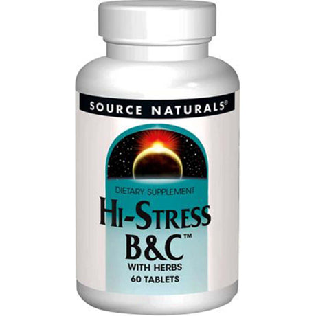 Source Naturals Hi-Stress B And C Tablets, 60 - Source Naturals