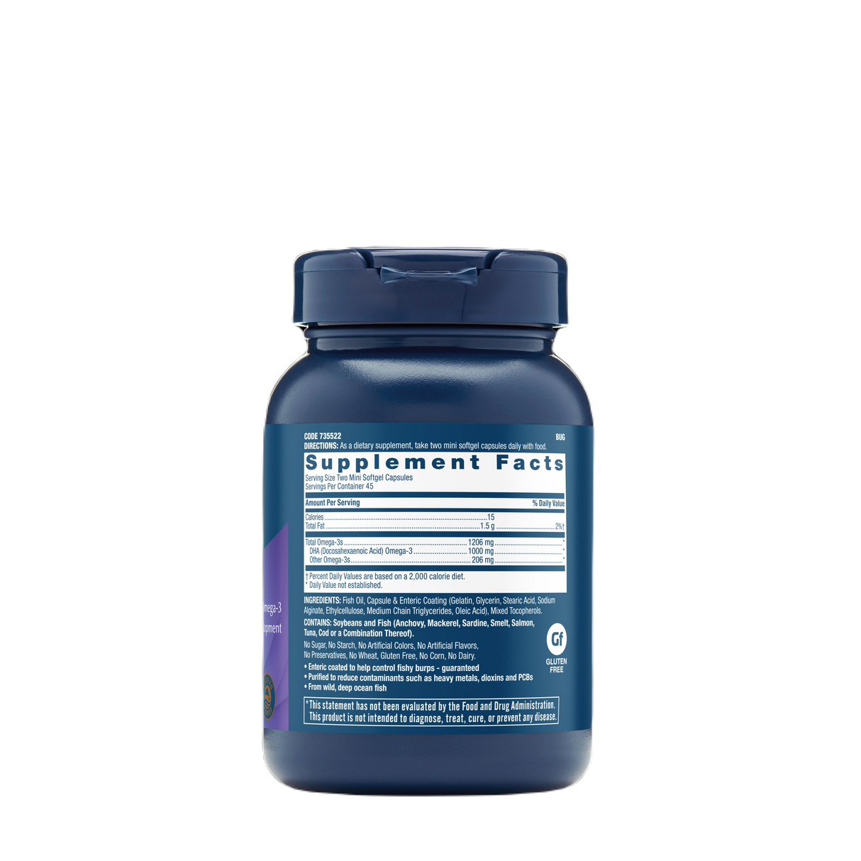 GNC Triple Strength DHA 1000 Mini - welzo