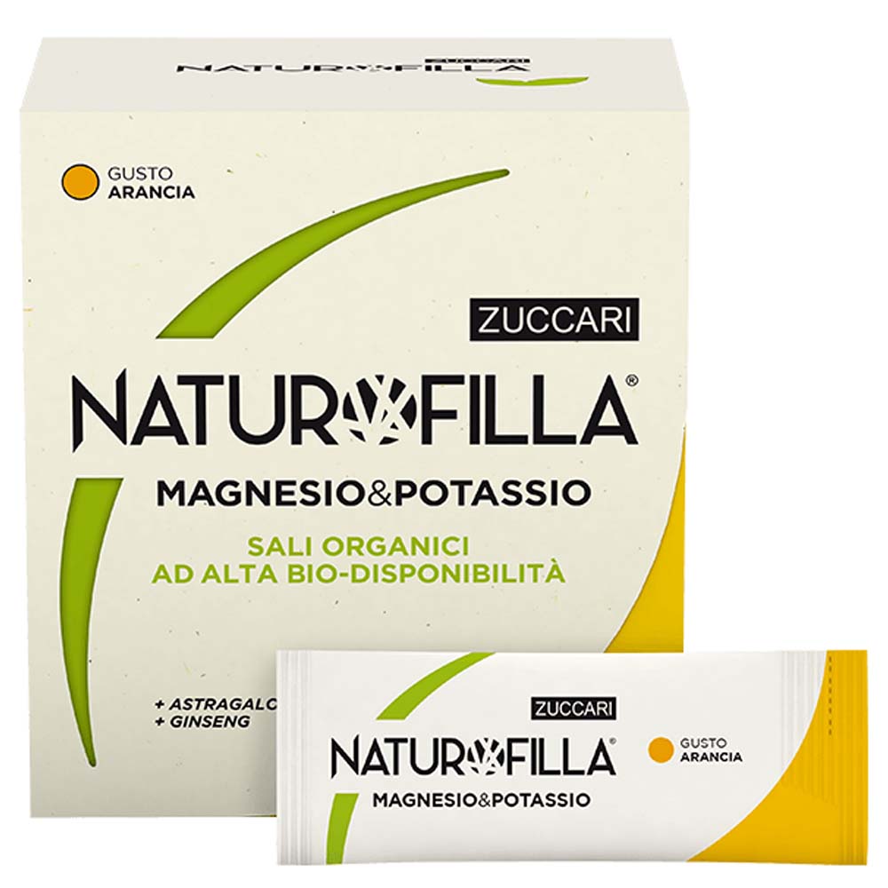 Zuccari Naturofilla Magnesium & Potassium, Orange, 14 Sticks - Zuccari