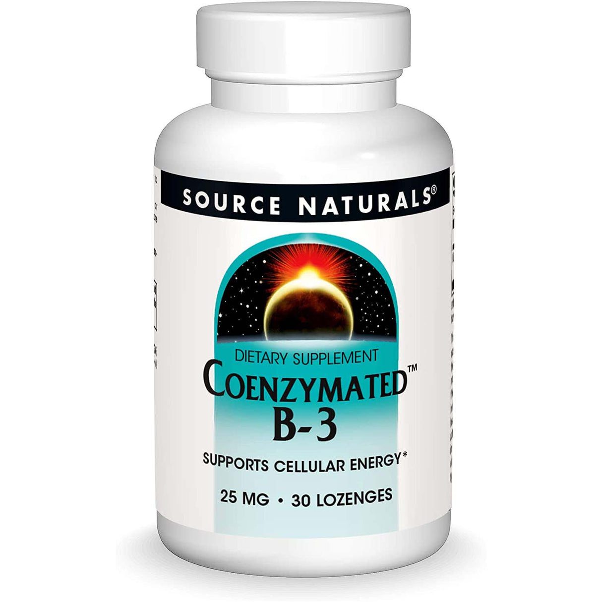 Coenzymated B-3, 25 mg, 30 Lozenges - Source Naturals - Source Naturals