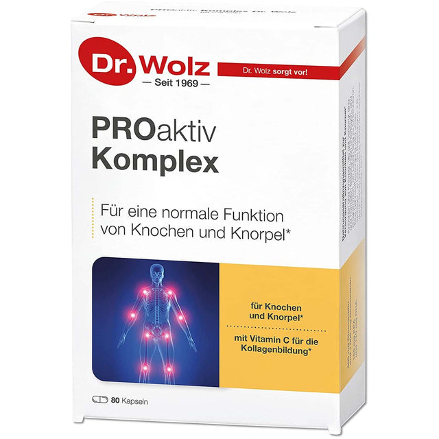 Dr Wolz Pro Aktiv Komplex, 80 Capsules - Dr. Wolz