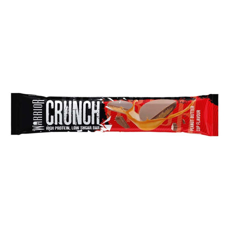 Warrior Crunch Protein Bar, 1 Bar, Peanut Butter Cups - Warrior Supplements