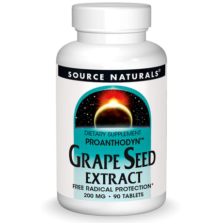 Source Naturals Grape Seed Extract, 200 mg, 90 Tablets - Source Naturals