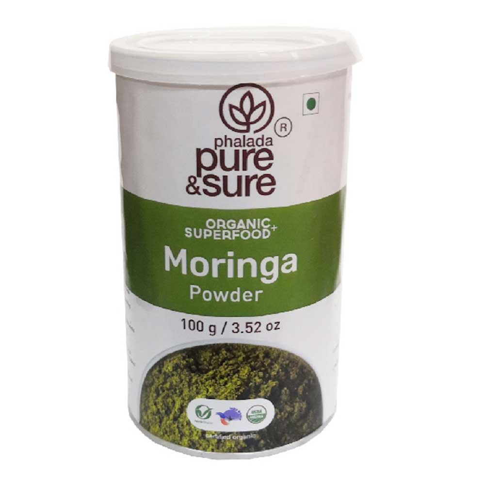 Sure & Pure Organic Moringa, 100 Gm - Pure & Sure