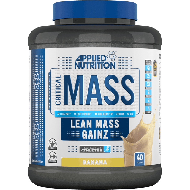 Critical Mass Lean Mass Gainz, Applied Nutrition, Banana, 2.45 Kg - Applied Nutrition