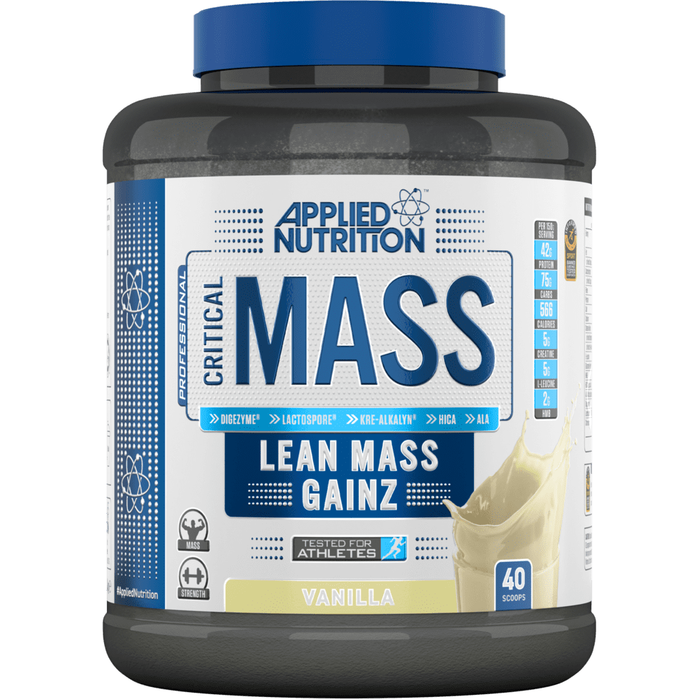 Critical Mass Lean Mass Gainz, Vanilla, 2.45 Kg - Applied Nutrition - Applied Nutrition