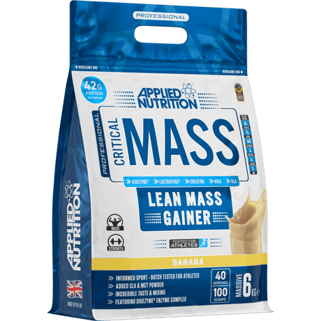 Critical Mass Lean Mass Gainz, Applied Nutrition, Banana, 6 Kg - Applied Nutrition