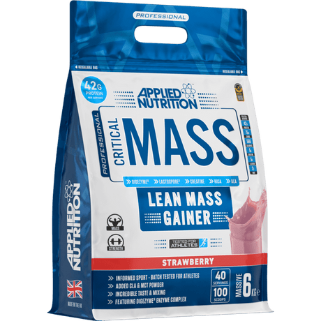 Critical Mass Lean Mass Gainz, Strawberry, Applied Nutrition, 6 Kg - Applied Nutrition