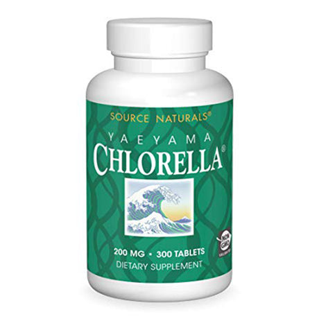 Source Naturals - 200 mg, 300 Tablets, Yaeyama Chlorella - Source Naturals