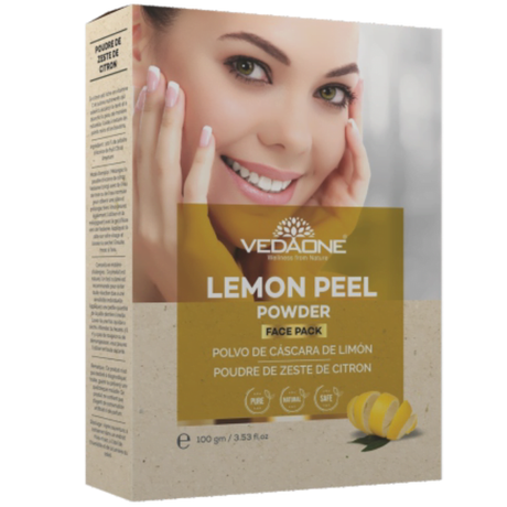 Lemon Peel Powder Face Pack, Vedaone, 100 Gm - Vedaone