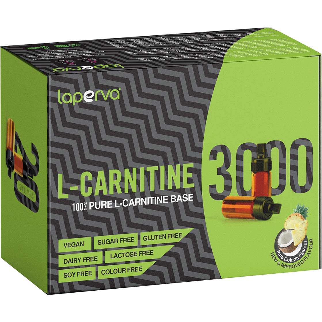 Laperva L-Carnitine 3000, Pina Colada, 20 Vials - Laperva