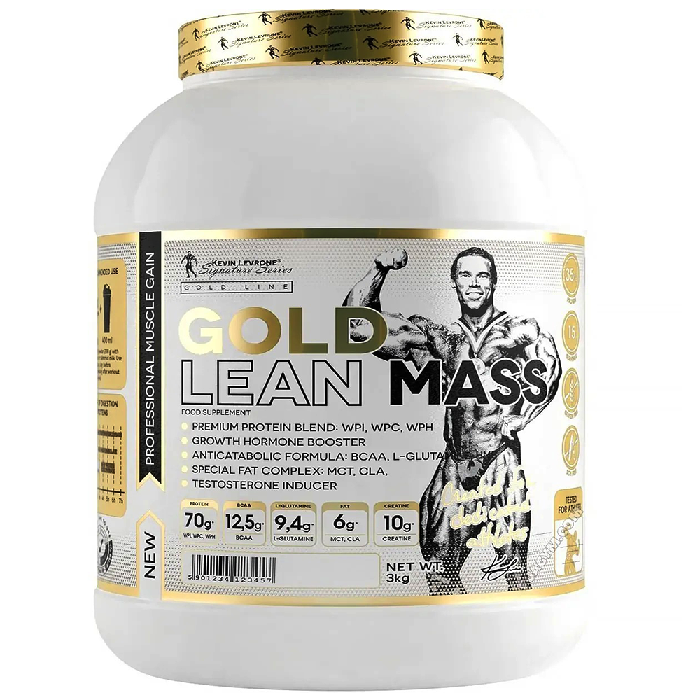 Kevin Levrone Gold Lean Mass, Cookies and Cream, 3 Kg - Kevin Levrone