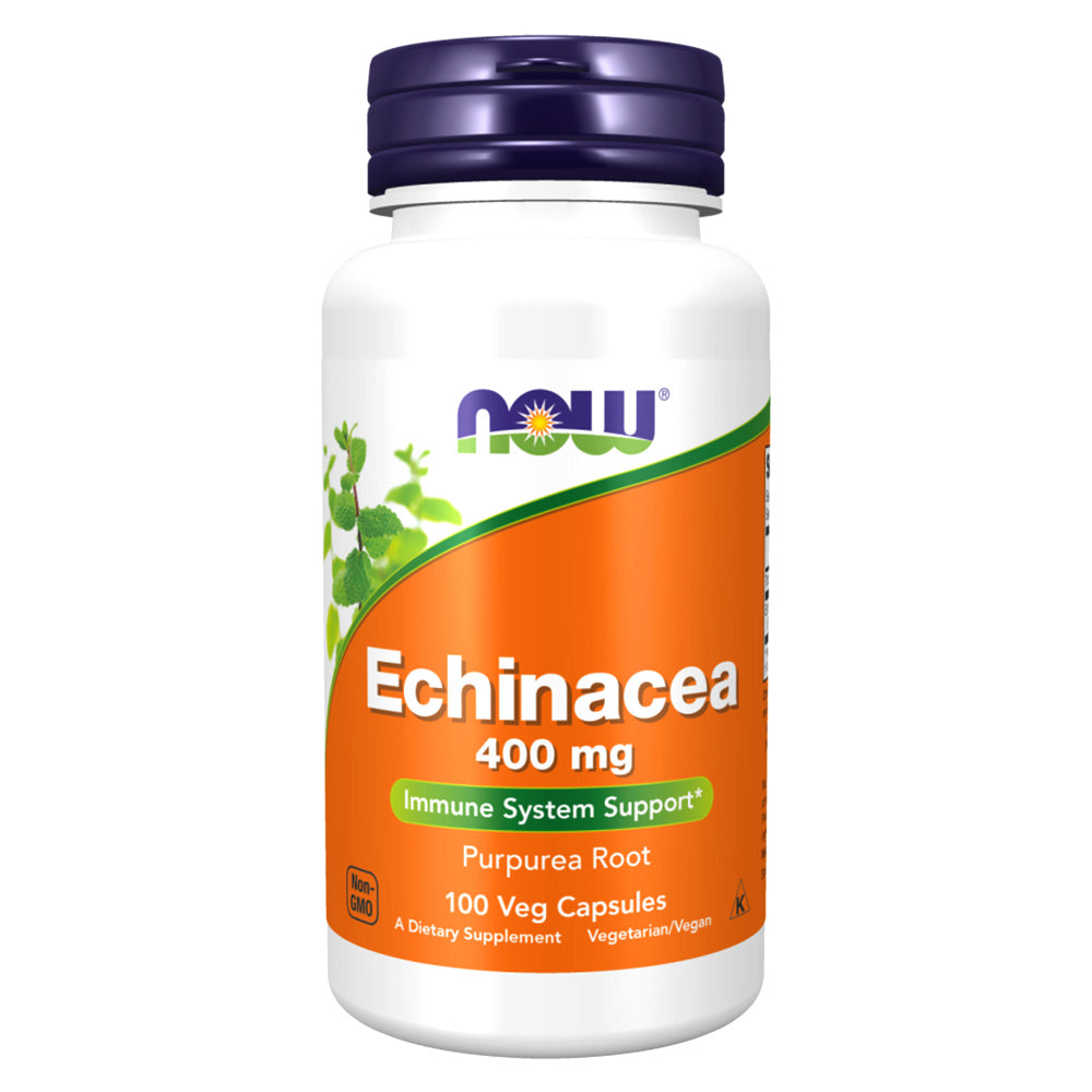 Echinacea Now, 400 mg, 100 Veggie Capsules - Now