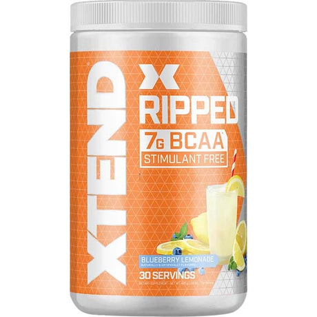 Xtend Ripped BCAAs, Blueberry Lemonade, 30 - Xtend