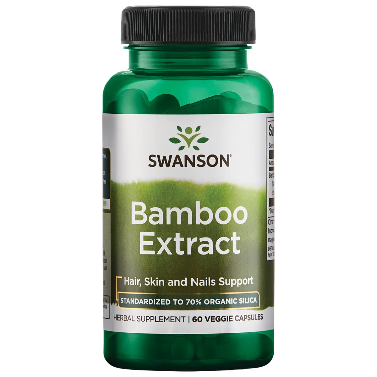 Swanson Bamboo Extract, 300 mg, 60 Capsules Veggie - Swanson