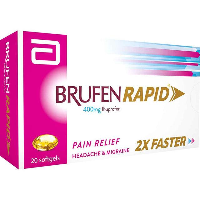 Brufen Rapid, 400 mg, 20 Softgels - Abbott