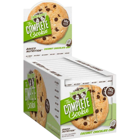 Box of 12 Pieces, Lenny & Larry’s Complete Cookies, Coconut Chocolate Chip - Lenny & Larry’s