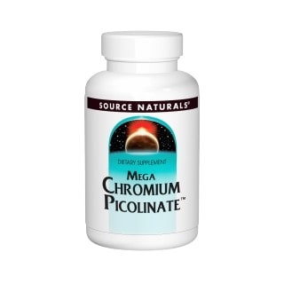 Mega Chromium Picolinate, 300 mcg, 60 Tablets - Source Naturals - Source Naturals