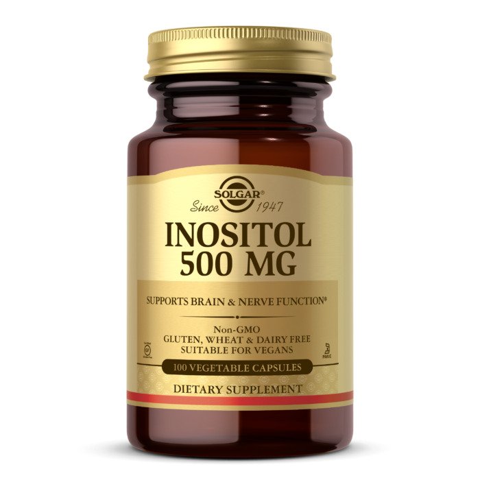 Solgar Inositol, 500 mg, 100 Veggie Capsules - Solgar