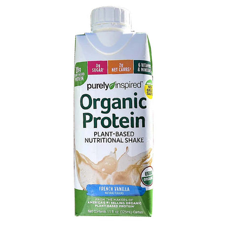 Purely Inspired Organic Nutritional Shake, French Vanilla Protein, 325 ML - Purely Inspired