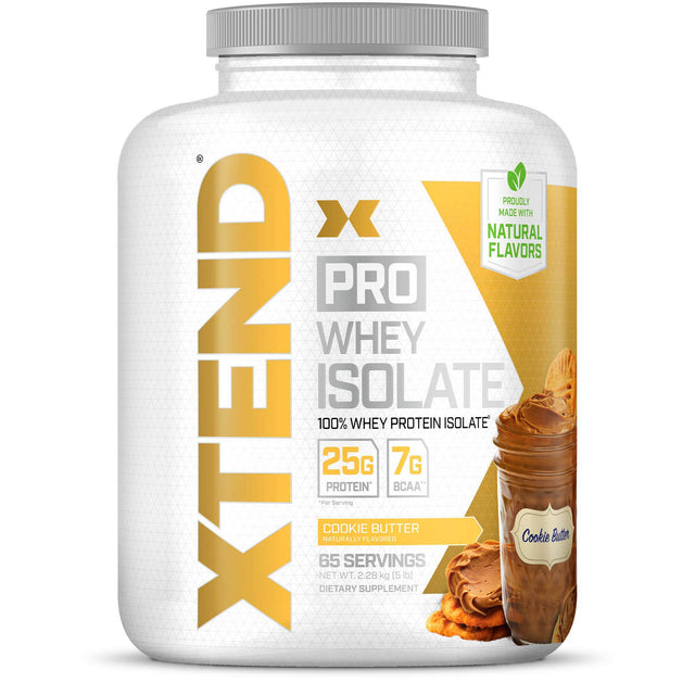 Xtend Pro Whey Isolate, 5 LB, Cookie Butter - Xtend