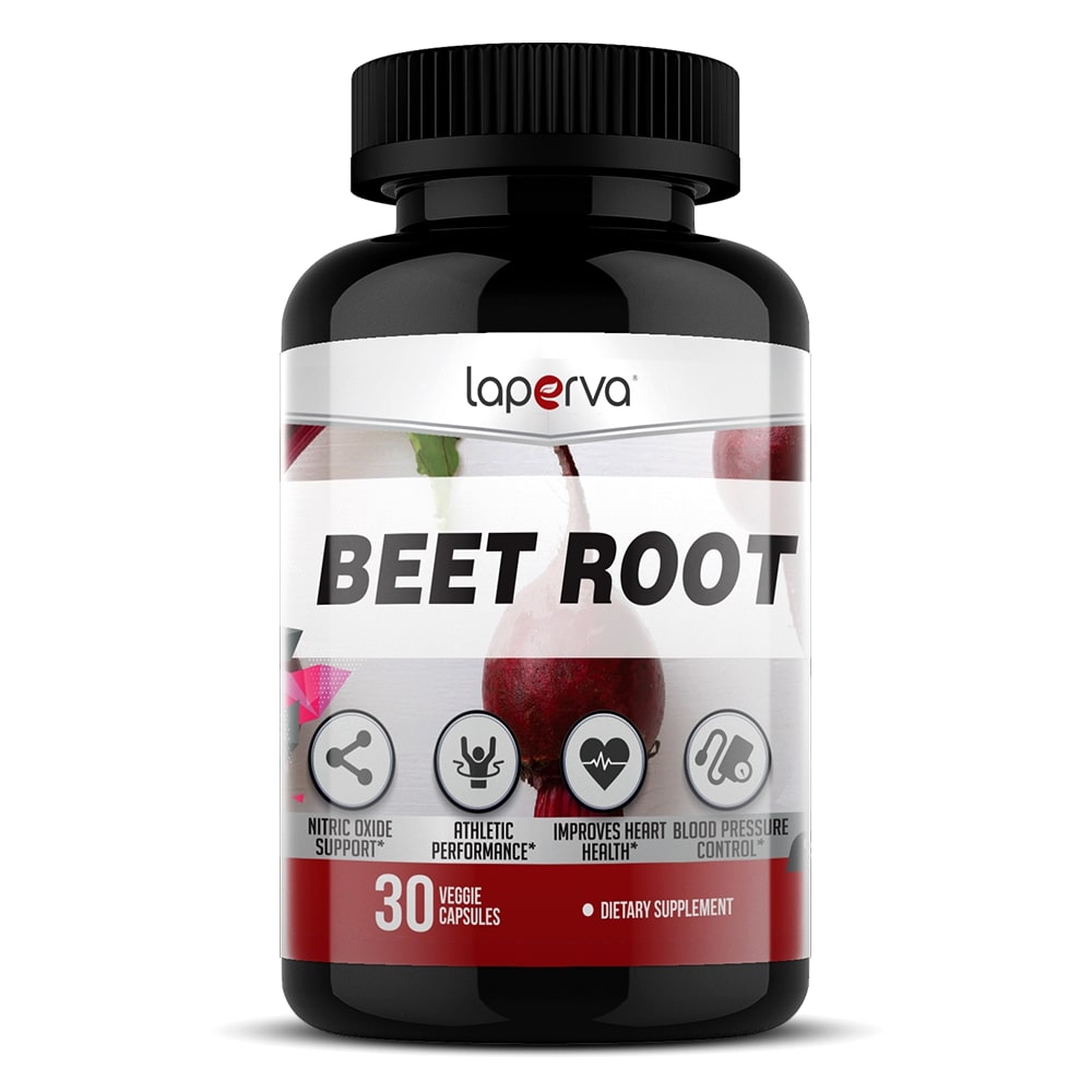 Laperva Beetroot, 650 mg, 30 Veggie Capsules - Laperva