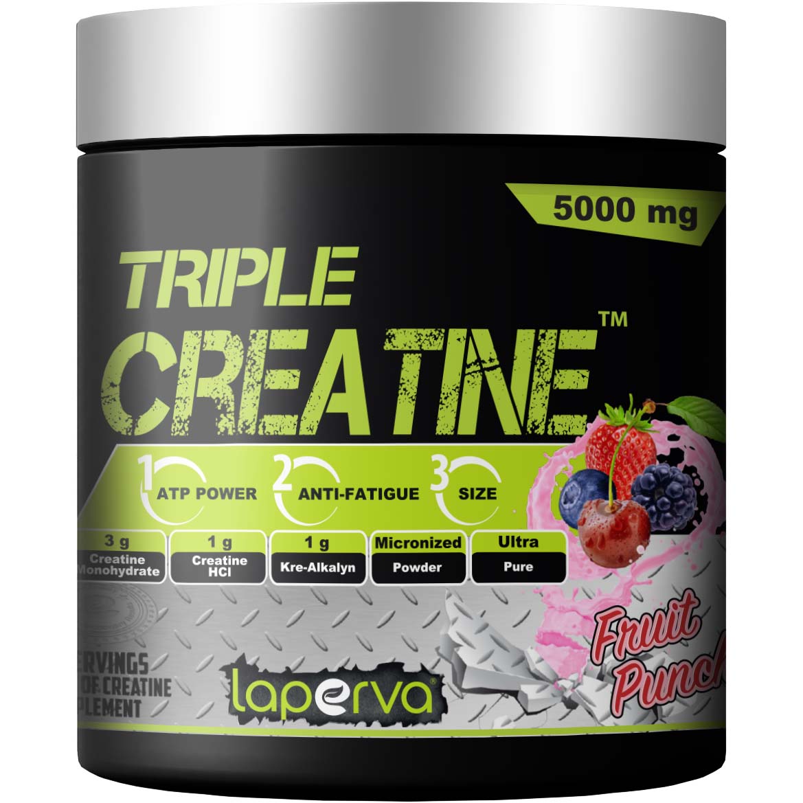 Laperva Triple Creatine, Fruit Punch (60) - Laperva