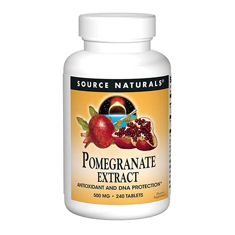 Source Naturals Pomegranate Extract, 500 mg, 240 Tablets - Source Naturals