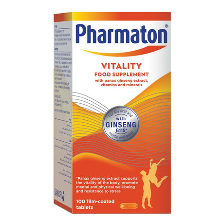 100 Tablets, Pharmaton Vitality - Pharmaton