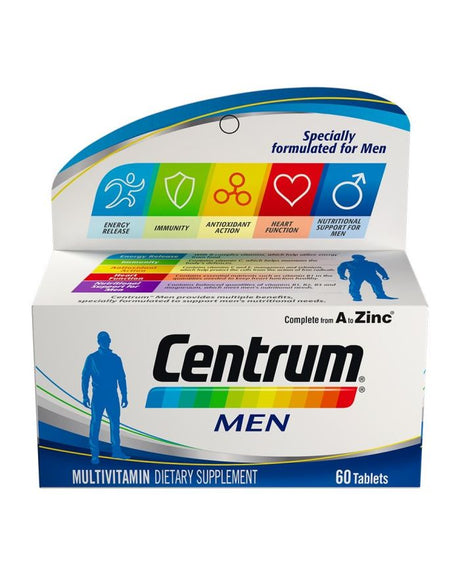 Centrum Multivitamins for Men, 60 Tablets - Centrum